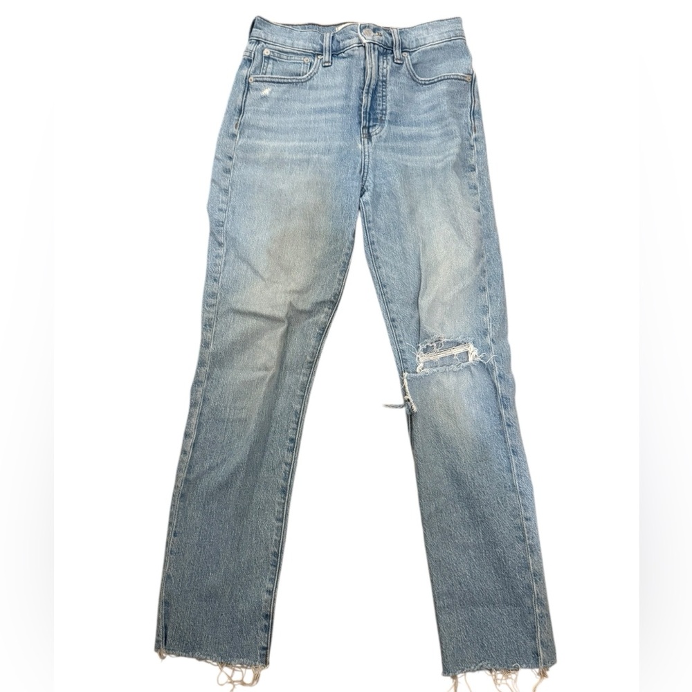 Madewell Light Blue Distressed Women Jeans